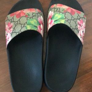 Gucci floral Slide Sandals